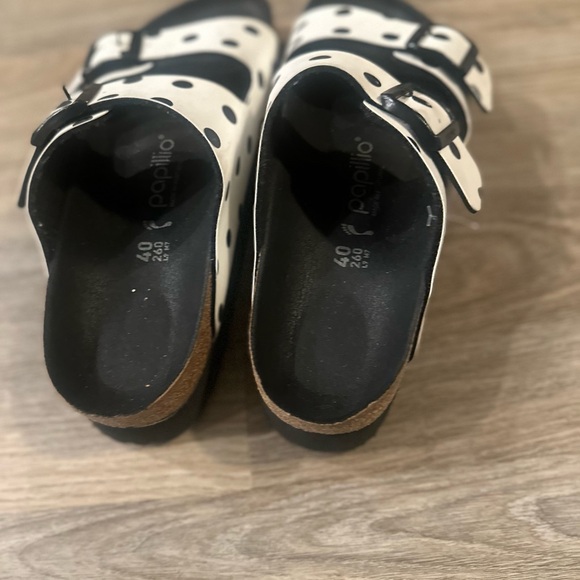 Papillio Black and White Polka Dot Sandals Pre-owned - Picture 3 of 5